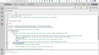 Input Validation in EarSketch