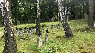 3D-Trip: War cemetery No. 173 from the First World War [Pleśna, Poland]. 2019-08-18