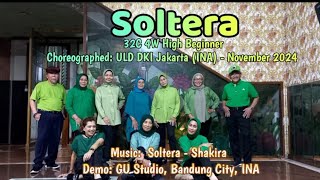 SOLTERA//Line Dance//Choreo ULD DKI Jakarta (INA)//GU Studio-ULD Bandung City INA