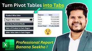 Turn Pivot Tables into Tabs in Excel | Create a Professional Report Layout