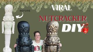 DIY| VIRAL NUTCRACKER| Antique Bronze MAKEOVER| Vintage Christmas