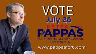 Peter Pappas for Fayetteville City Council