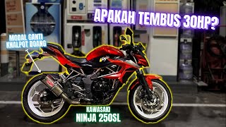 DYNOTEST NINJA 250SL MONO, MODAL KNALPOT RACING DAPAT BERAPA HP???🤔| Kawasaki Ninja Z250SL Mono