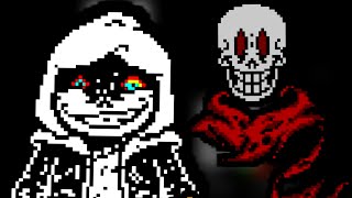 【日本語】FDY!Dusttale Murder Sans戦 Phase1-2 クリア【Undertale Fangame】