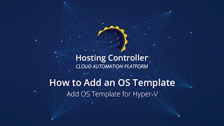 Add OS Template for Hyper V