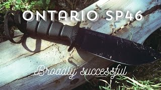 Ontario SP46 Survival Knife Test and Review