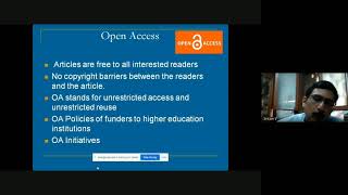 Open Access Publishing, Self archiving, Predatory publishing issues, and Journal selection tools