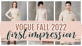 Review: Vogue Fall 2022 Sewing Patterns