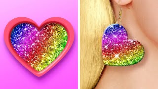CUTE EPOXY RESIN AND 3D PEN JEWELRY || DIY Jewelry You Can Easily Make