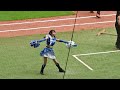 2023 7 2　ファイターズガール　塩澤美咲さん　ymca（ノリノリなグラウンドキーパーの映像あり）