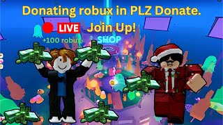 🔴|Live| Donating Robux to viewers! Getting 10k donated today!