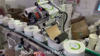 Good price fully Automatic jumbo roll toilet paper packing machine with lable application