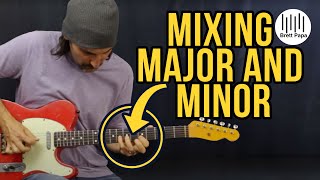 Learn Blues Soloing - Guitar Lesson - Mixing Major and Minor Pentatonic Scales