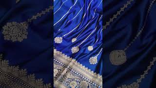 a very beautiful saree pure Mashru silk banarasi handloom sarees buy now 9794221804 #mashrusilksaree