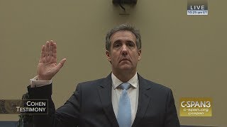LIVE: Michael Cohen testifies before House Oversight Cmte (C-SPAN)