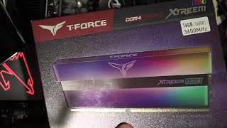 Overclocking 2x8GB 3600 CL14 Teamgroup T-force Xtreem ARGB RAM on the Gigabyte Z490 Aorus Master