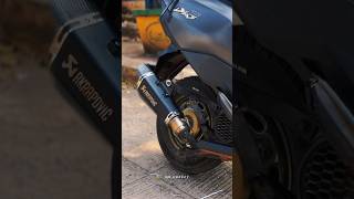 Dio Akrapovic exhaust💥💨 #ytshorts #diolovers #diomodification #akrapovic #viralshorts #exhaust