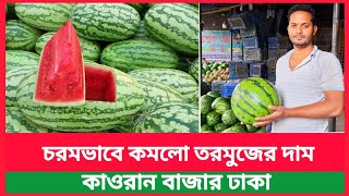 মাথাই নষ্ট! চরমভাবে কমলো তরমুজের দাম | আজকের বাজারে তরমুজের পাইকারি দাম কত | Watermelon market price