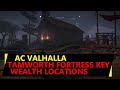 Tamworth Fortress AC Valhalla Key Location - Wealth Chests