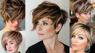 Exquisite Best Blonde Highlight Ideas for Short Hair Makeovers💖 / Short Hair with Blonde Streaks ✨✂️