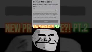 PROMO CODES ROBLOX 2024 💀 #roblox #shorts