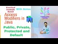 Access modifiers in Java | Difference between Java Access Specifier and Access Modifiers ?