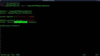 Setup a Webserver with Python Linux Tutorials clip26