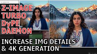 ComfyUI Tutorial : Increase Your Details and Generate images at 4k With Z Img Turbo #comfyui