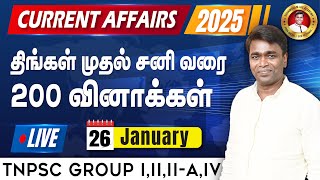 26 January 2025 Current Affairs | Current Affairs Today