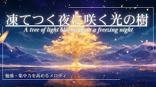 【異世界音楽/Fantasy Sounds】凍てつく夜に咲く光の樹 60minピアノ曲【勉強/リラクゼーション/作業】