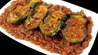 খুবই সোজা ঝটপট দারুন মজার রান্না বেগুন মাসালা ! begun masala