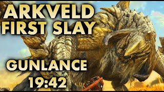 First ARKVELD Slay - Gunlance 19:42 - MONSTER HUNTER WILDS