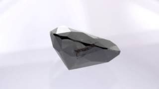 0.83 ct AA Clarity Natural Black Pear Shape Diamond http://www.diamondzul.com