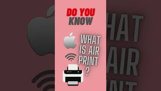 AIR PRINT | WHAT IS AIR PRINT IN IPHONE OR MACOS? #ios #macos