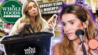 FULL FACE testing WHOLE FOODS MAKEUP! ...is it any good??