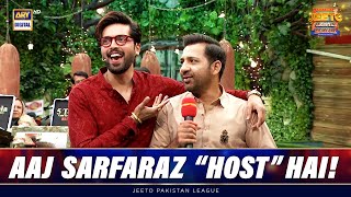 Aaj "Sarfaraz Ahmed" Host Hein🤟😜 | Jeeto Pakistan League