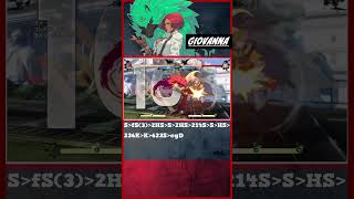 Giovanna :【14Hit】No Meter Max(?) Damage + WB Combo #ggst #ggst_gi #giovanna #ジオヴァーナ