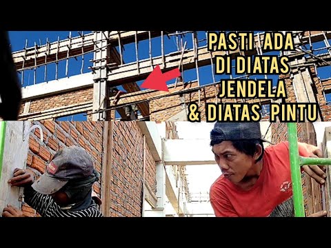 Cara Pasang Balok Latei Dan Fungsi Balok Latei / Balok Lintel - YouTube