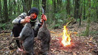 Wallaby Catch, Forage, COOK (60 Day Hunt \u0026 Gather Challenge)