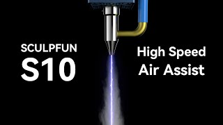 10w | SCULPFUN S10 High Speed Air Assist | 10W Output Power  High Precision Laser Engraving Machine