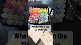 Ohuhu Unboxing part 1 #coloring #colorful #colorwithme #shorts #colors #organize