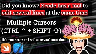 Have you ever used Multiple Cursors in Xcode? They can be (really) useful 😌
