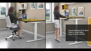 A True Hallmark of Innovation — ELEVATE Sit & Stand Height-adjustable Desks!
