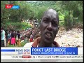 transport burden in west pokot after the only bridge linking the area collapsed