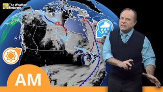 Canada's National Forecast: Active Pattern Will Drag a Series of Systems Across Canada | #WeatherAM