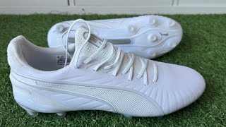 Puma King Ultimate FG/AG Boots Review - On Feet \u0026 Unboxing ASMR! (4K)