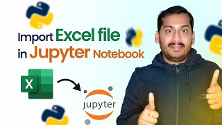 Import excel file in python Jupyter Notebook| Load excel file in Python |DSFP003 |