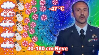 METEO - MEGA ONDATA DI GELO ESTREMO IN ARRIVO NEVE IN BASSA PIANURA E GELO RUSSO ❄️☃️