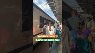 Vande Bharat Express | A journey From Pune to Mumbai #train #vandebharatexpress #trending