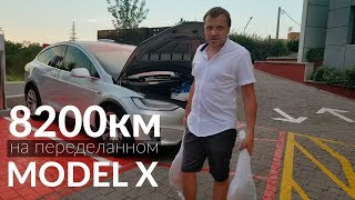 8200 км на Model X 90d/реальный запас хода /#ТеслаЕвроТур2
